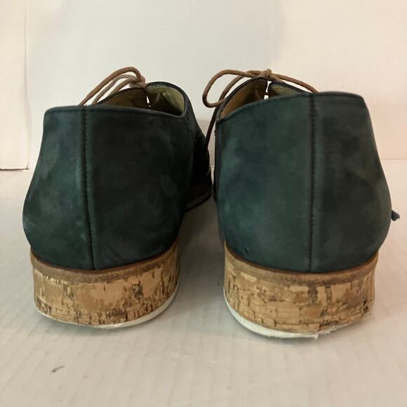 Paul Green Mens Dark Green Platform Derby Size 7 Lace Up Shoes main image 9